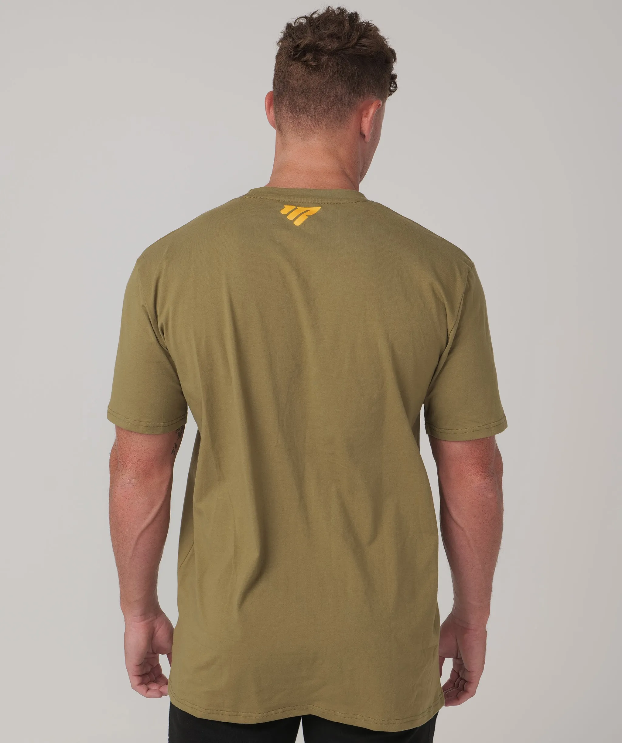 Iconic Block Tee Khaki