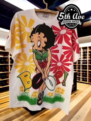 Iconic Elegance: Betty Boop Single Stitch Tee