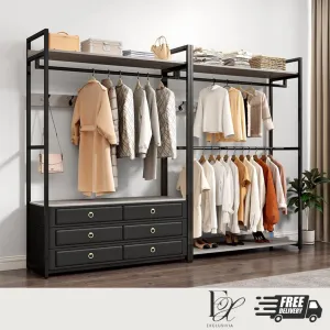 JONNY Modern Open Concept Wardrobe