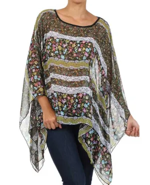 Kimono Printed Top