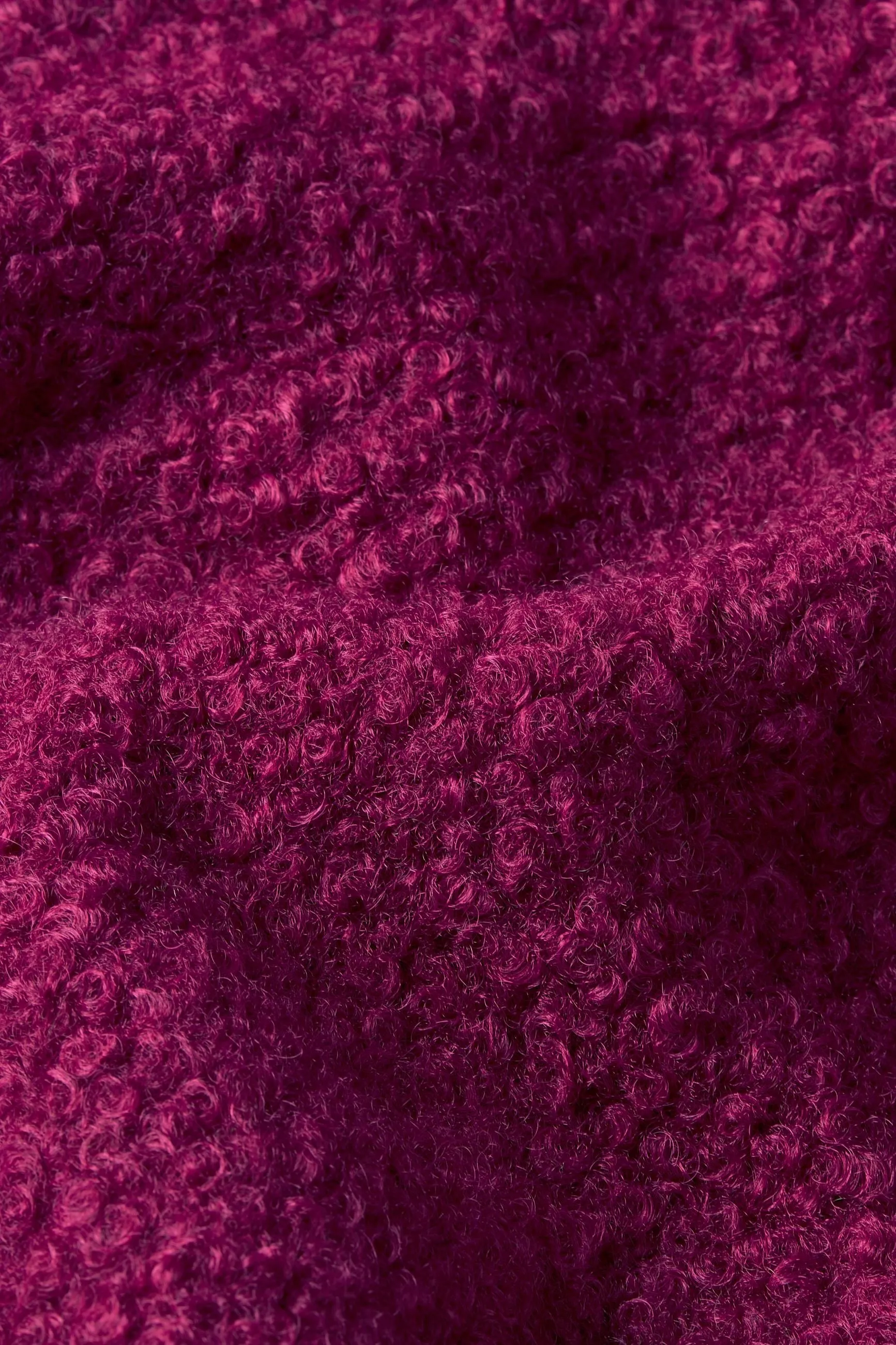 King Louie Rachel Wild Fuchsia Puff Coat