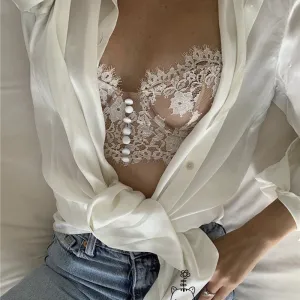 Lace Button Camisole