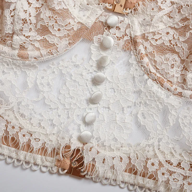 Lace Button Camisole