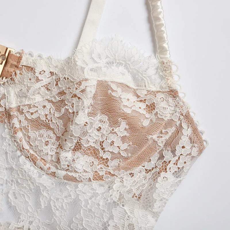 Lace Button Camisole
