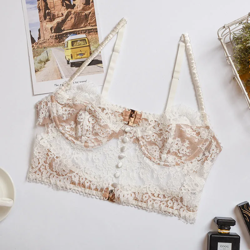 Lace Button Camisole