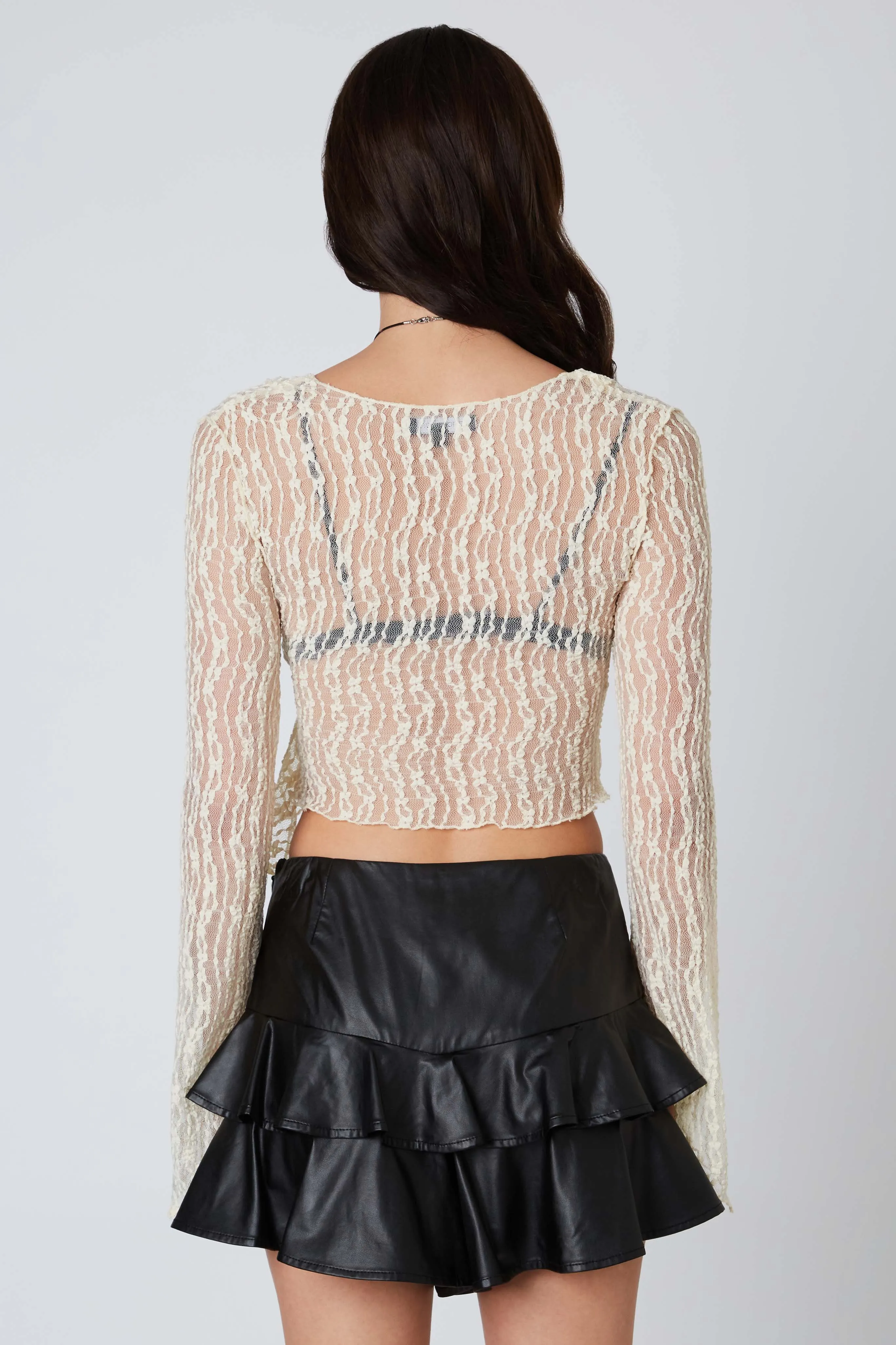 Lace Wrap Top