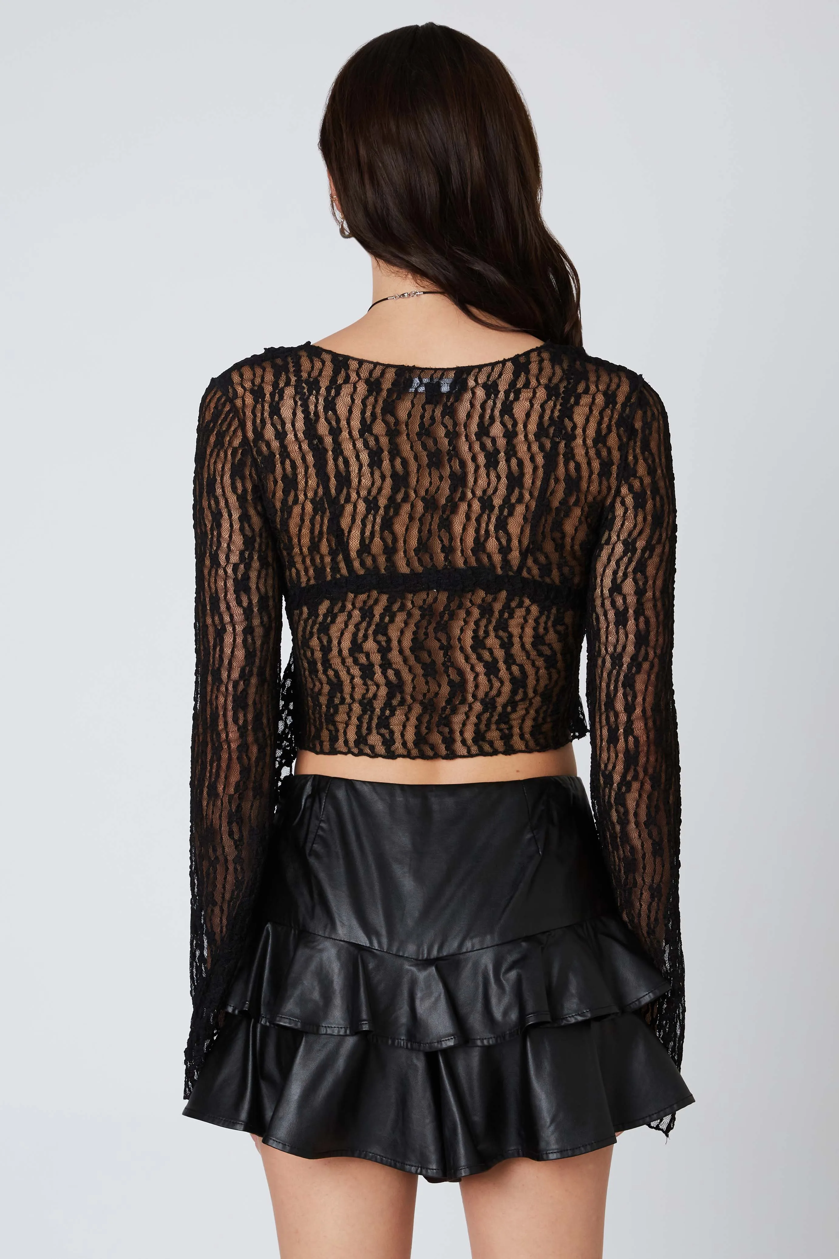 Lace Wrap Top