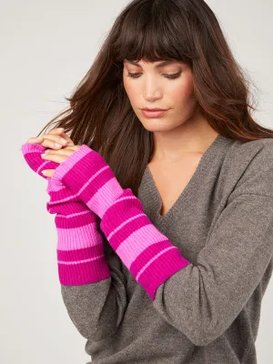 Lake Grape Cashmere Wrist Warmers