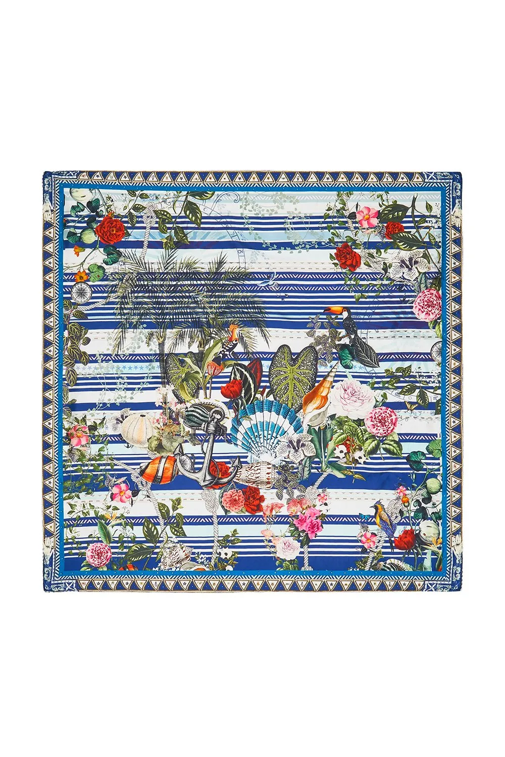 LARGE SQUARE SCARF SOLIS HEART