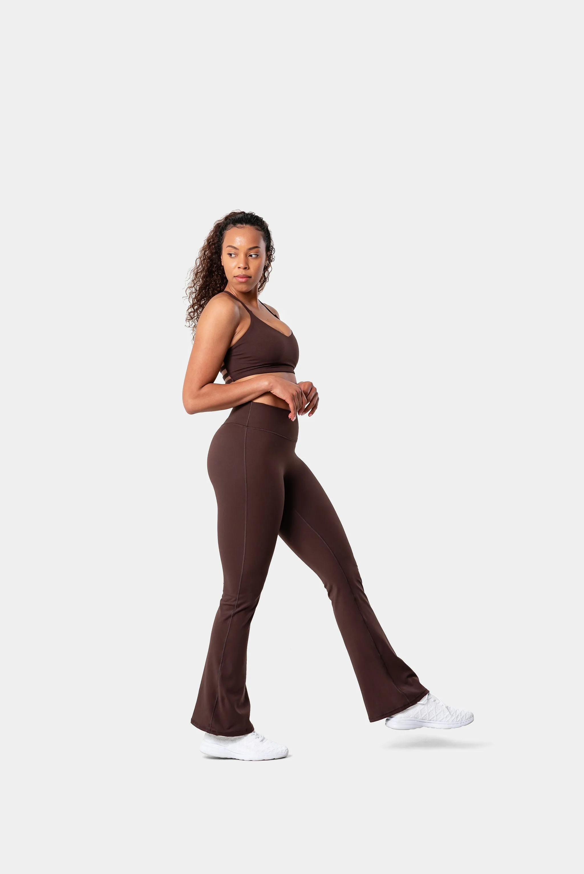 Lavada Flare Leggings 31" - Java Brown