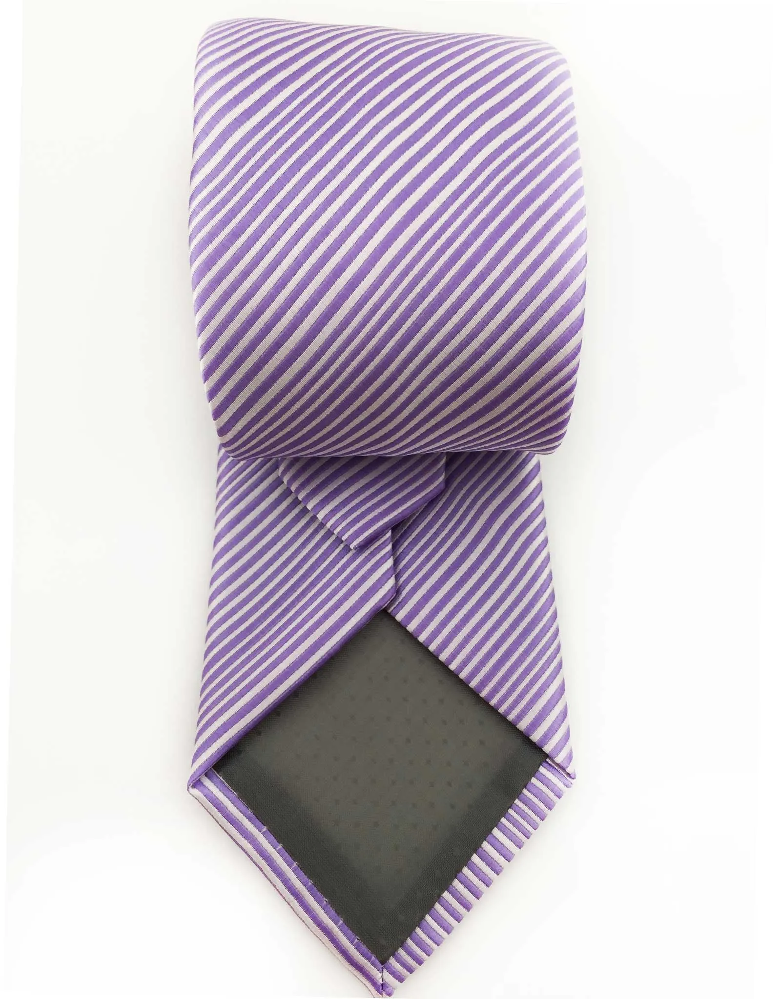 Lilac Purple Pinstriped Tie