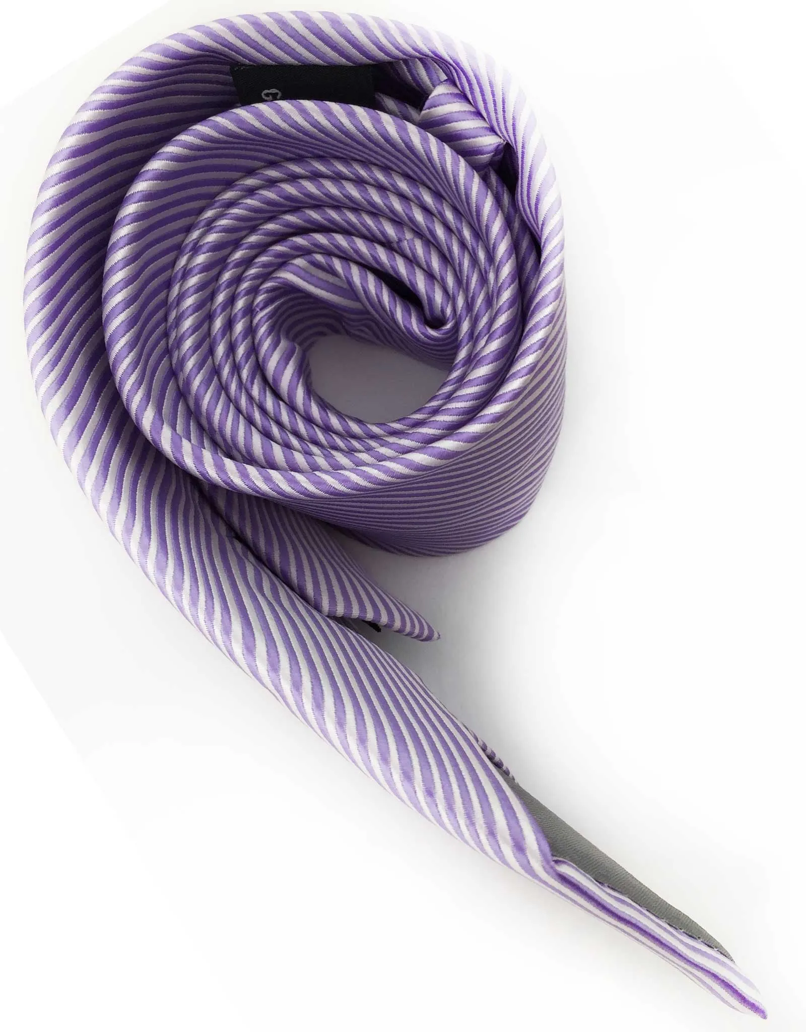 Lilac Purple Pinstriped Tie