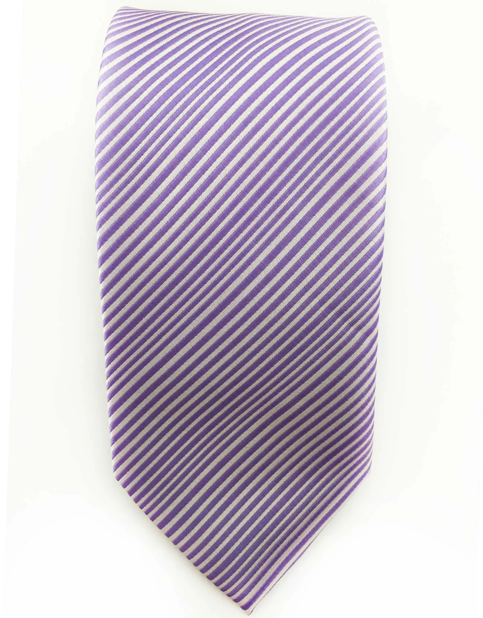 Lilac Purple Pinstriped Tie