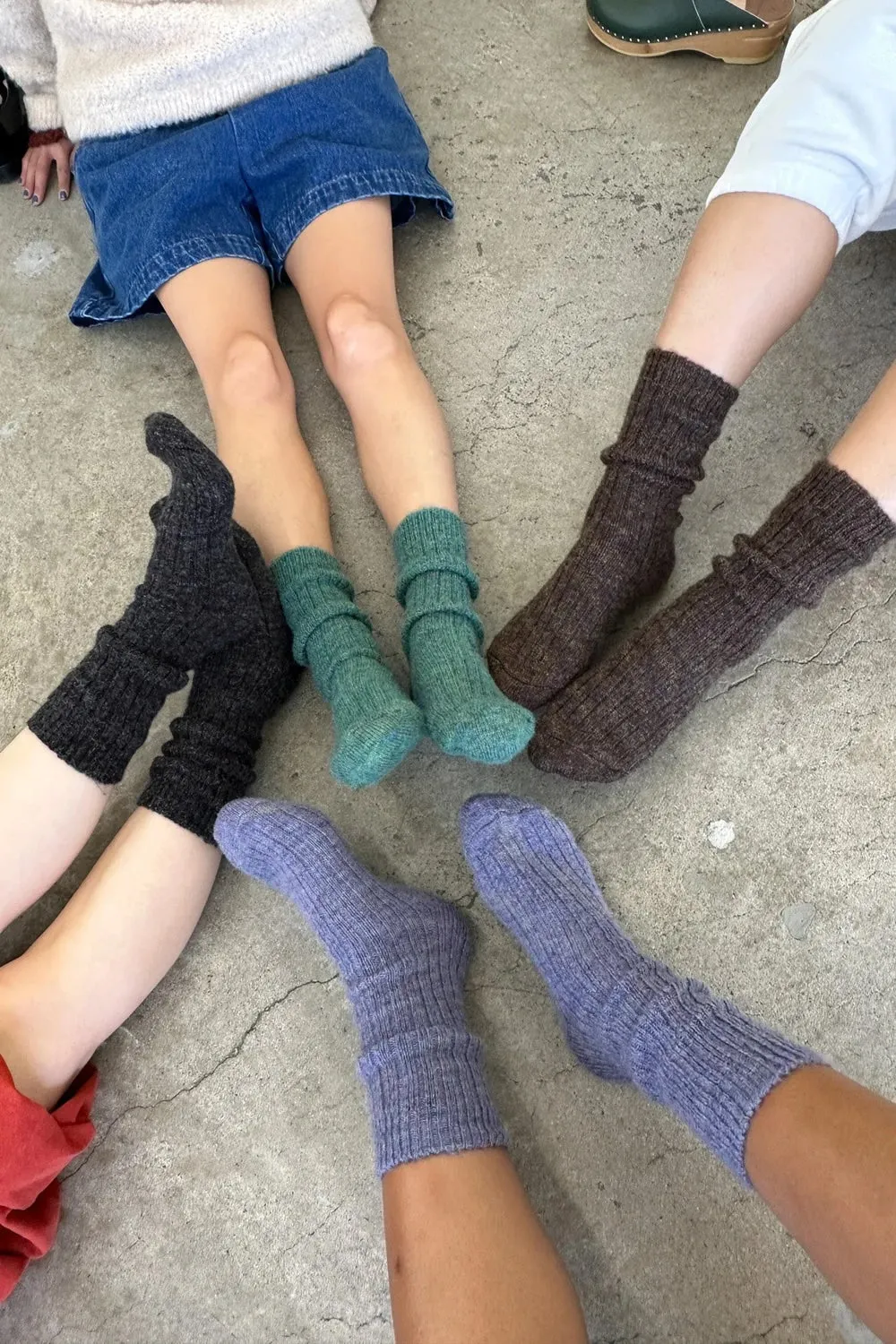 Margot Socks (Emerald)