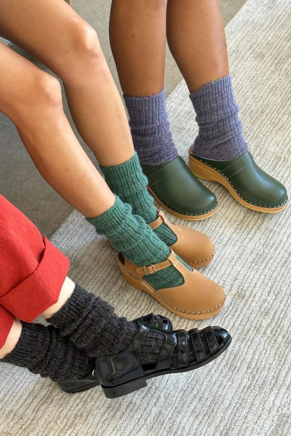 Margot Socks (Emerald)