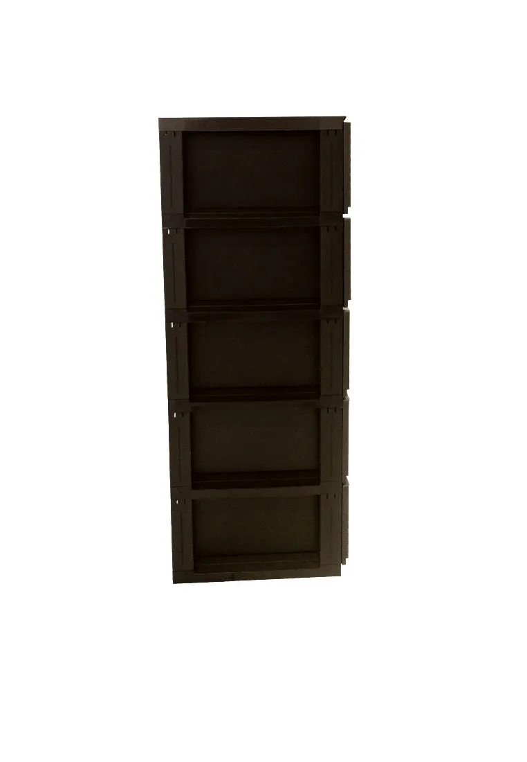 Megabox 5-Layered Boho Series Slim Drawer - Brown 44 x 37 x 48cm
