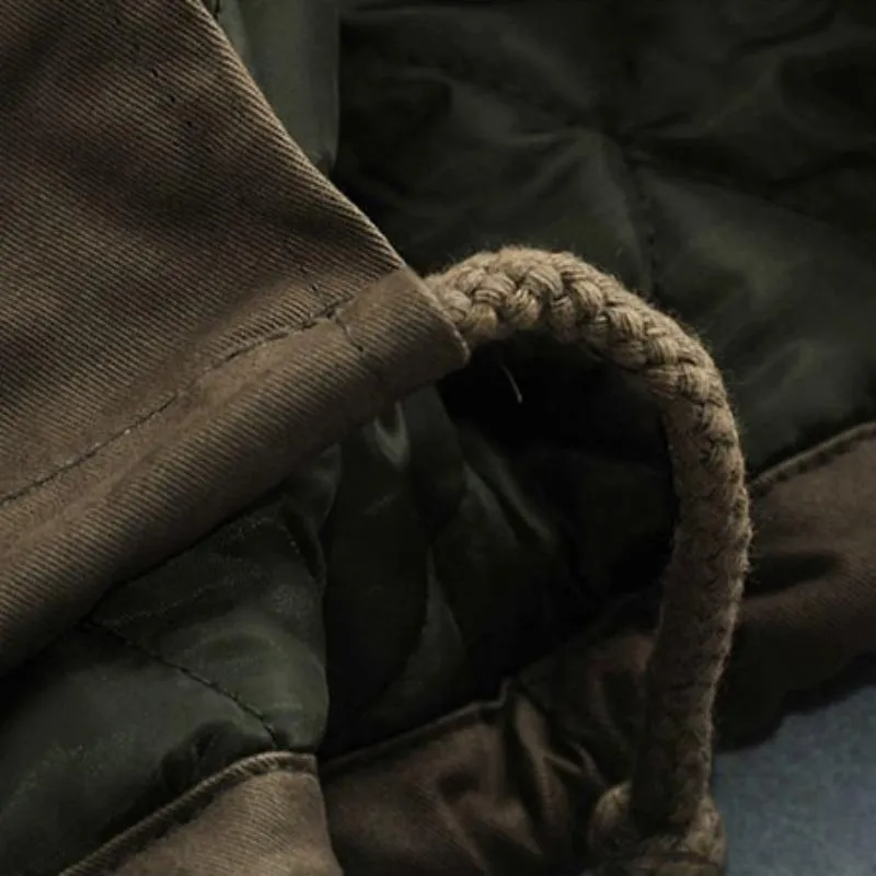 Men's Winter Cotton Warm Parka | Plus Size