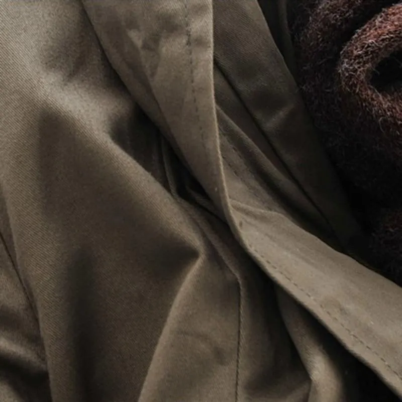 Men's Winter Cotton Warm Parka | Plus Size