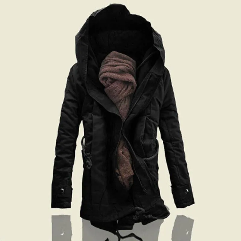 Men's Winter Cotton Warm Parka | Plus Size