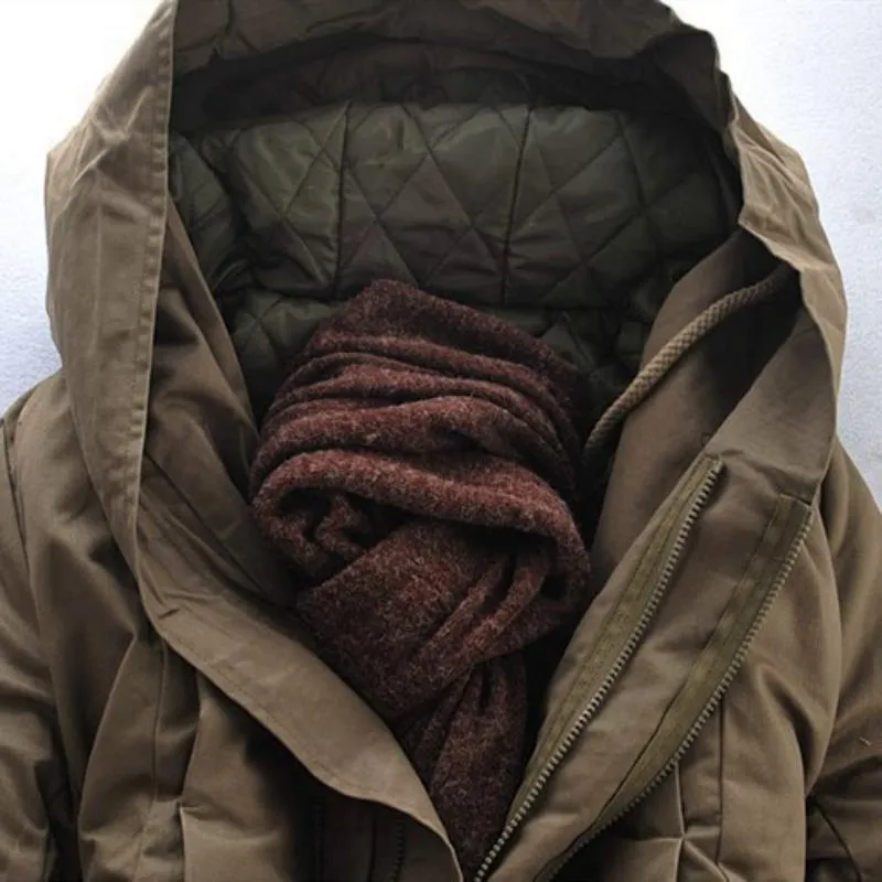 Men's Winter Cotton Warm Parka | Plus Size