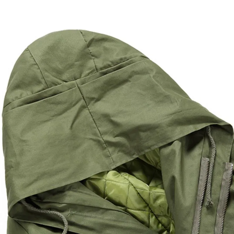 Men's Winter Cotton Warm Parka | Plus Size