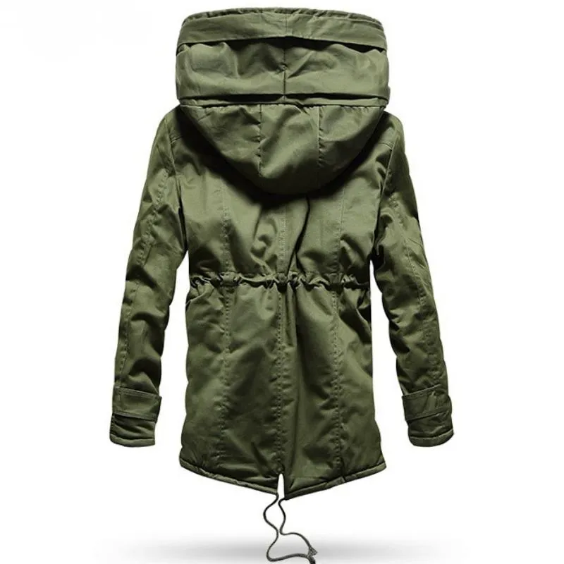 Men's Winter Cotton Warm Parka | Plus Size