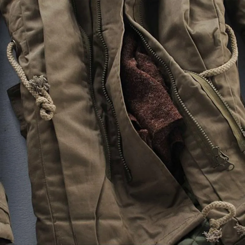 Men's Winter Cotton Warm Parka | Plus Size