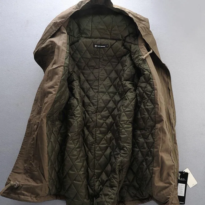 Men's Winter Cotton Warm Parka | Plus Size