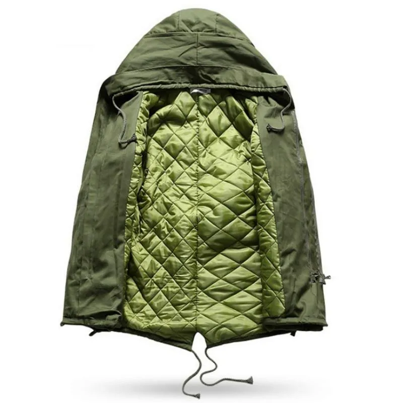 Men's Winter Cotton Warm Parka | Plus Size