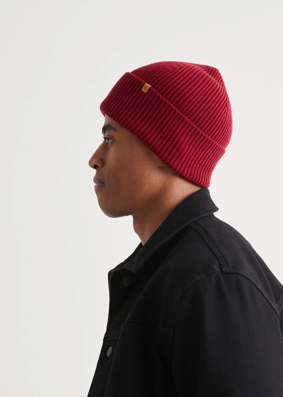 Merino Wool Beanie - Merlot