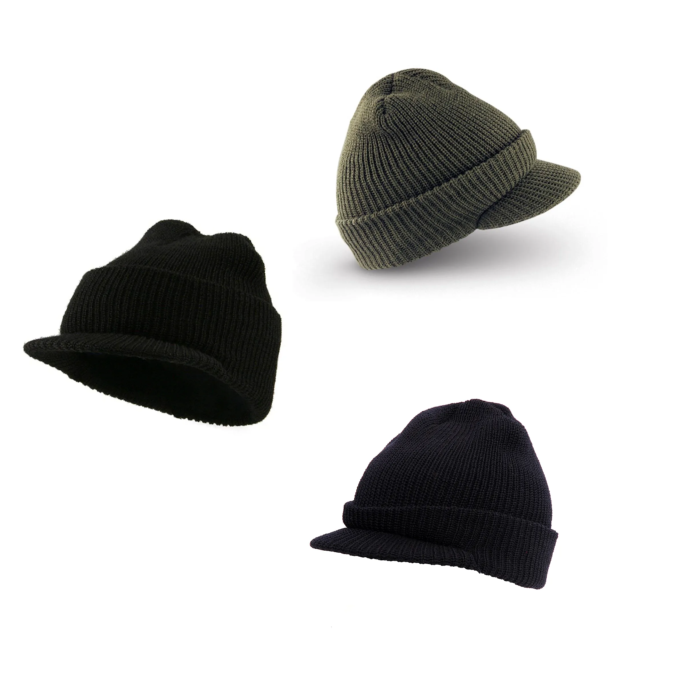 Military Wool Jeep Cap