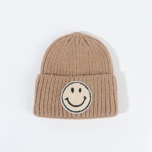 Mocha Smiley Beanie