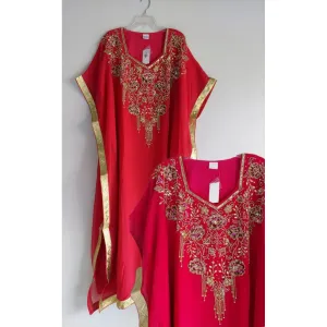 Moroccan Kaftan Maxi Dress