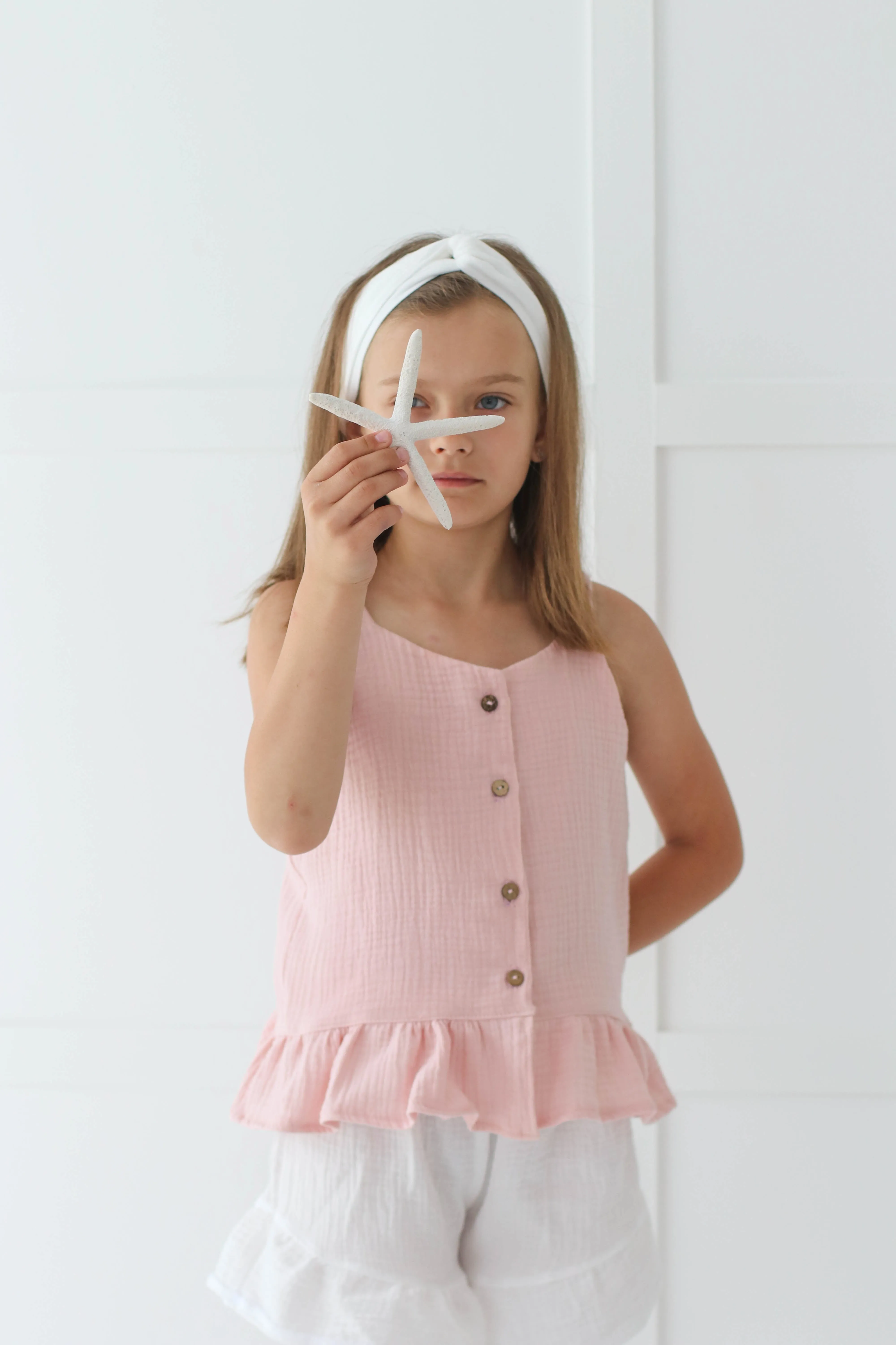 Muslin summer top WITH BUTTONS