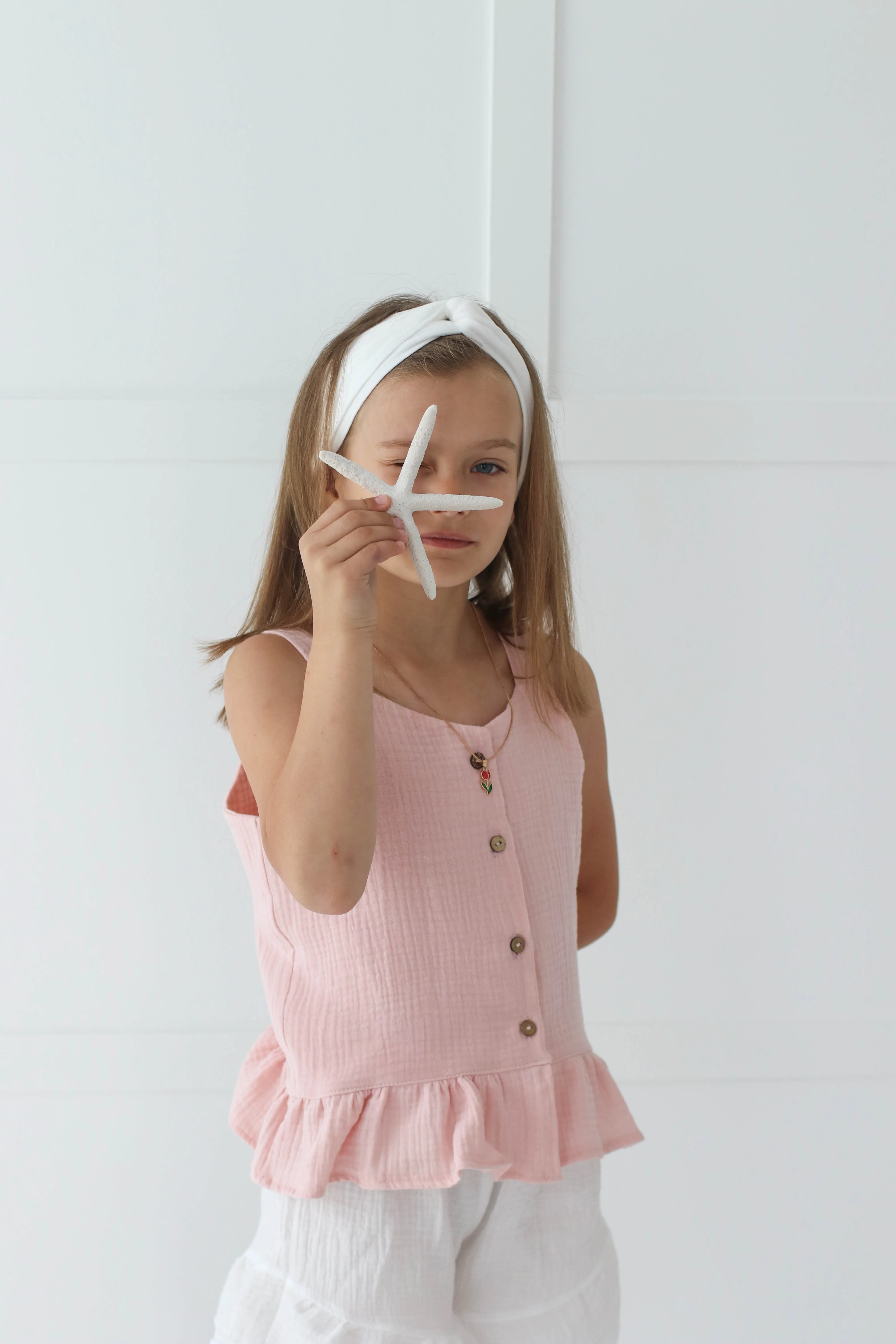 Muslin summer top WITH BUTTONS