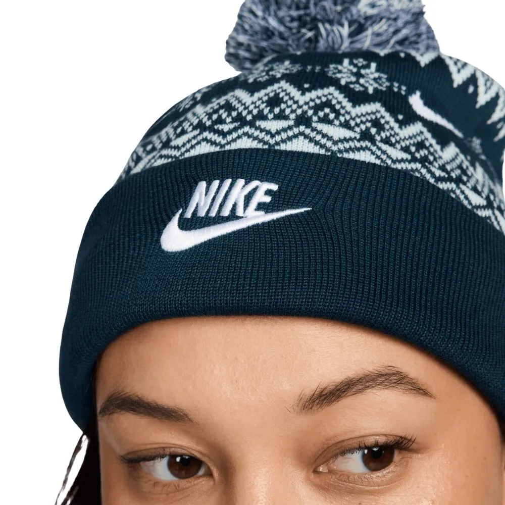 Nike Peak Fair Isle Golf Beanie Bobble Hat 2024 - HF0188 478
