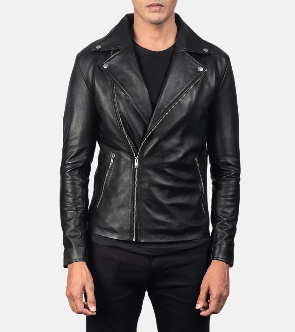 Peninsula Men's Biker Leather Jacket