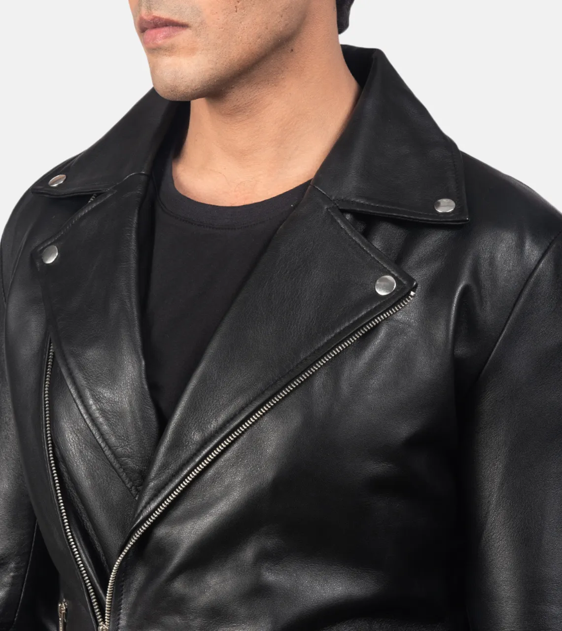 Peninsula Men's Biker Leather Jacket