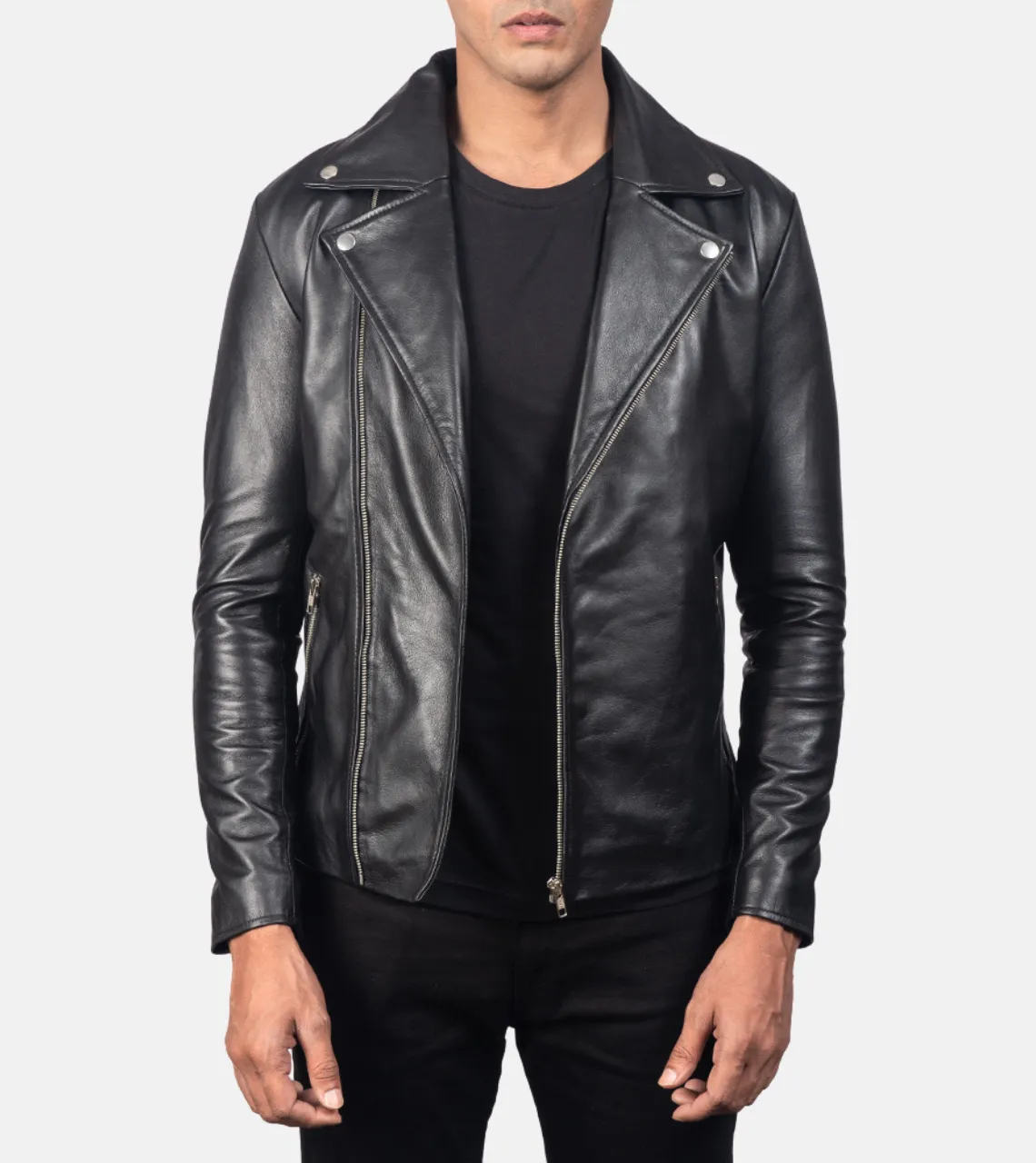 Peninsula Men's Biker Leather Jacket