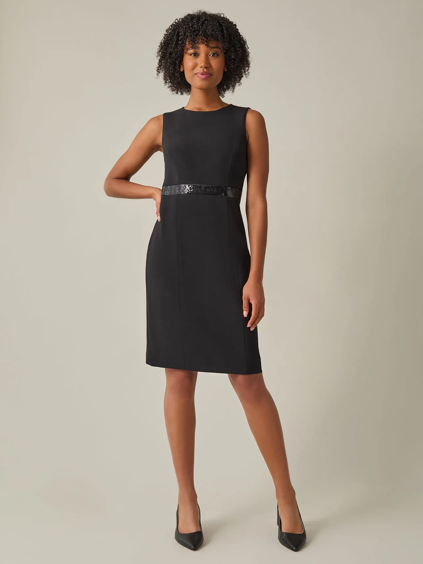 Petite Grace Dress, Iconic Stretch Crepe