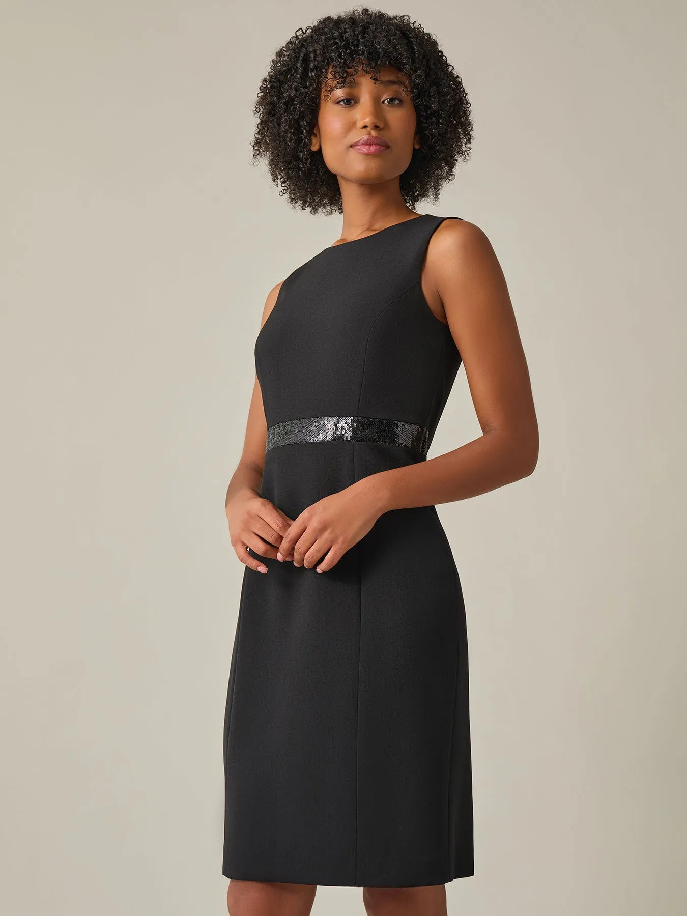 Petite Grace Dress, Iconic Stretch Crepe