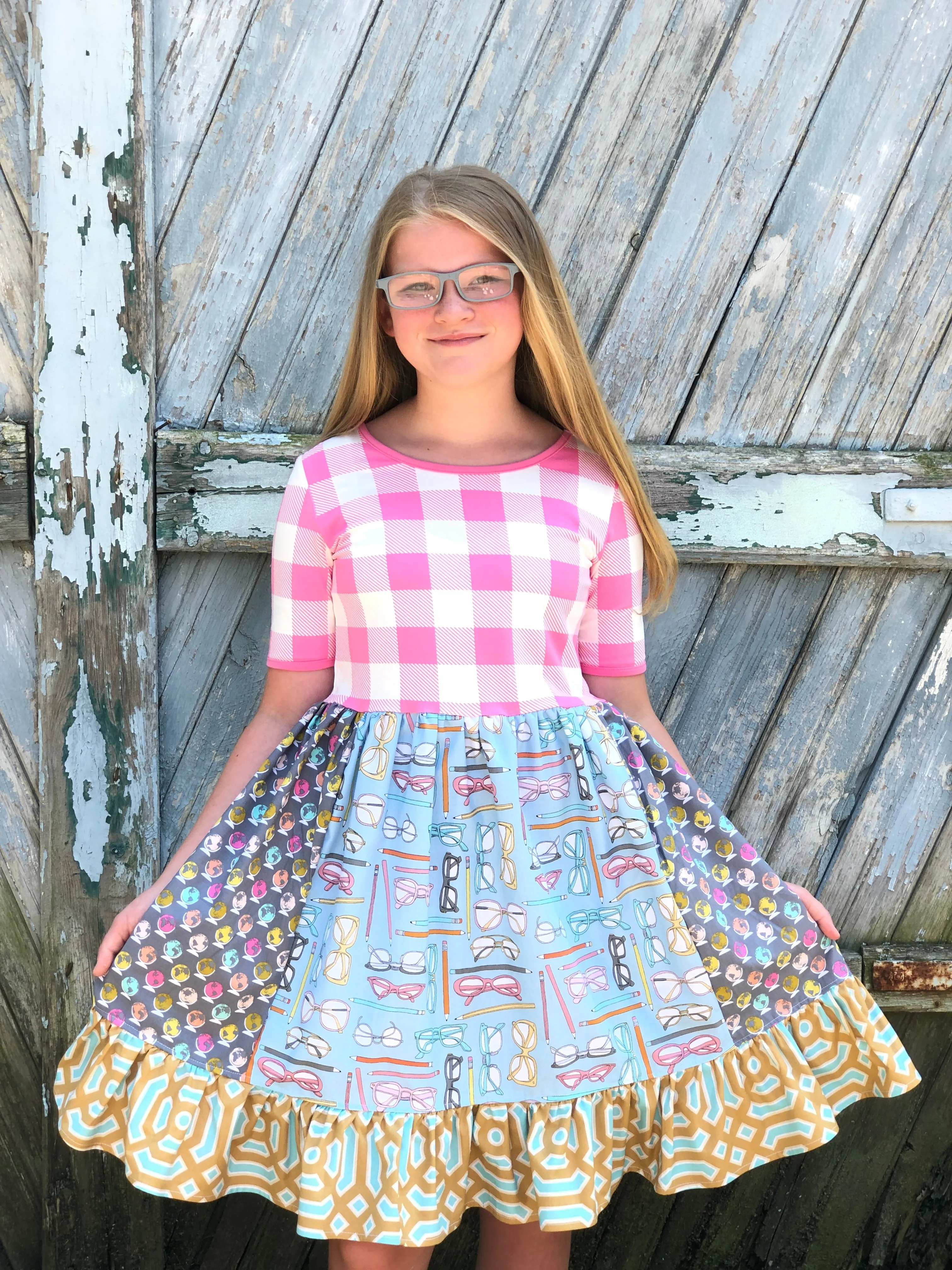 Plaid School Day dress
