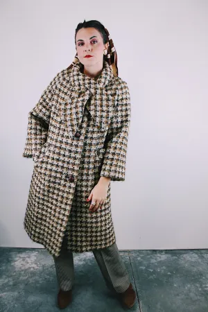 Plaid Wool Coat