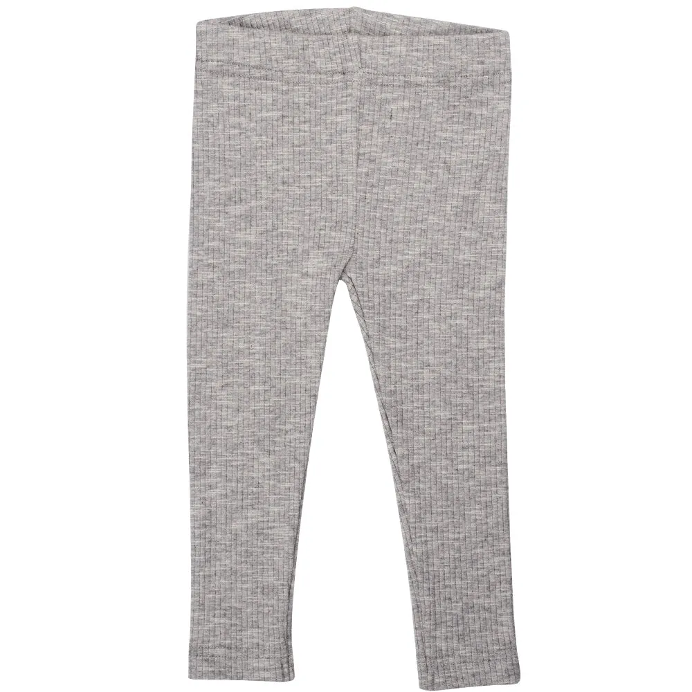 Ponchik Babies   Kids - Cotton Leggings - Koala Rib