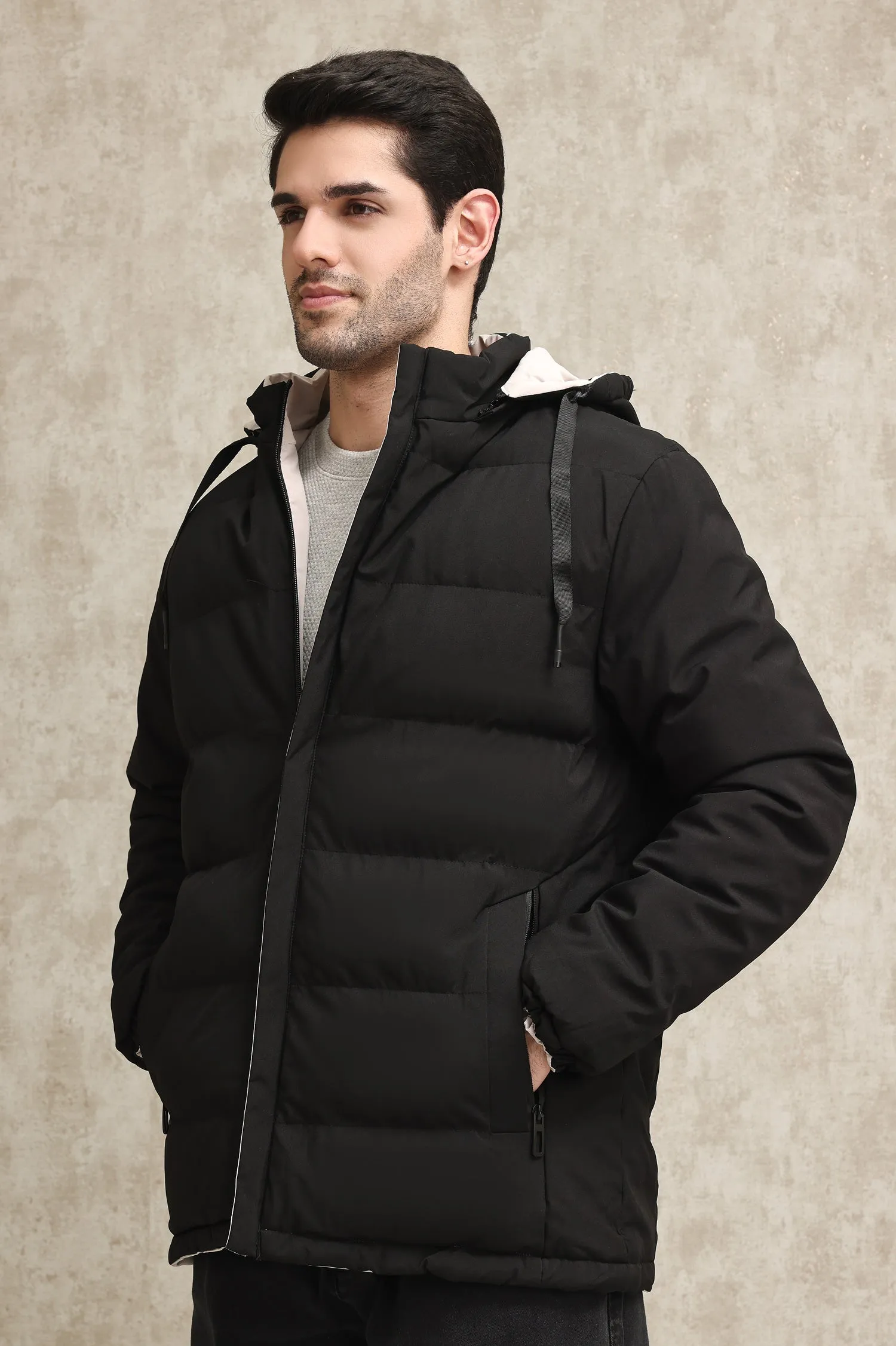 PREMIUM INSULATED DUAL SIDE JACKET-KHAKI-BLACK