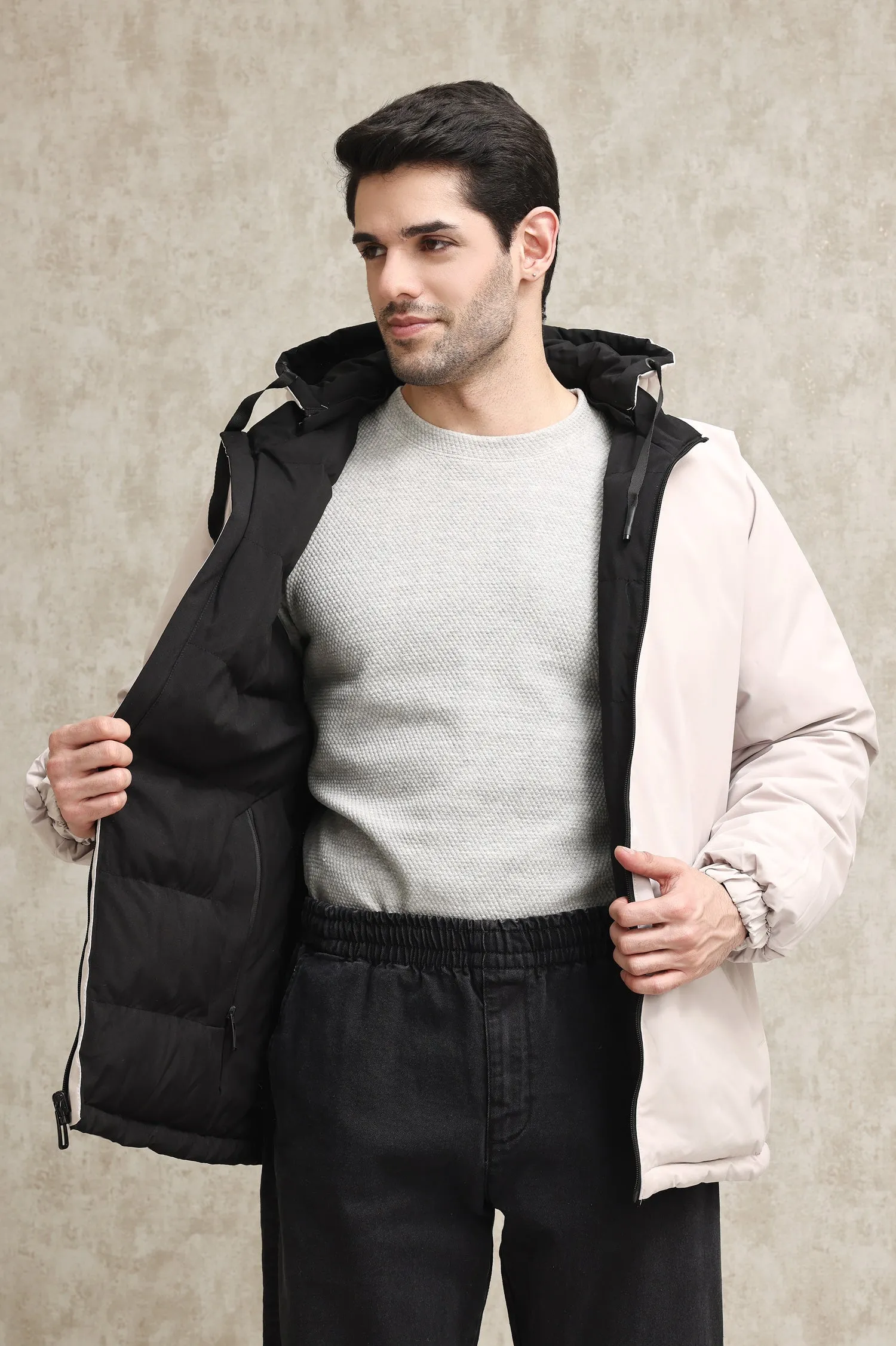 PREMIUM INSULATED DUAL SIDE JACKET-KHAKI-BLACK
