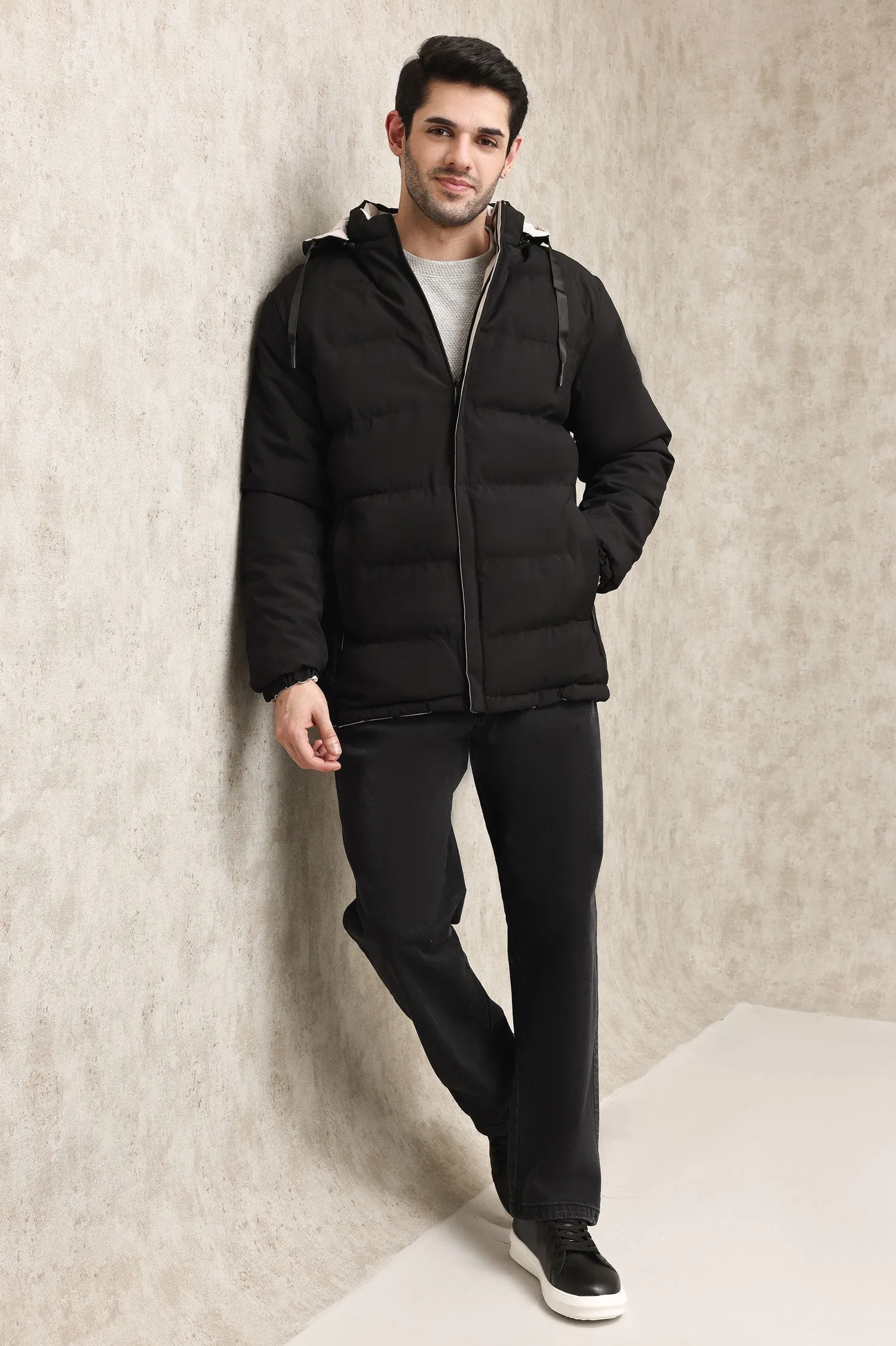 PREMIUM INSULATED DUAL SIDE JACKET-KHAKI-BLACK