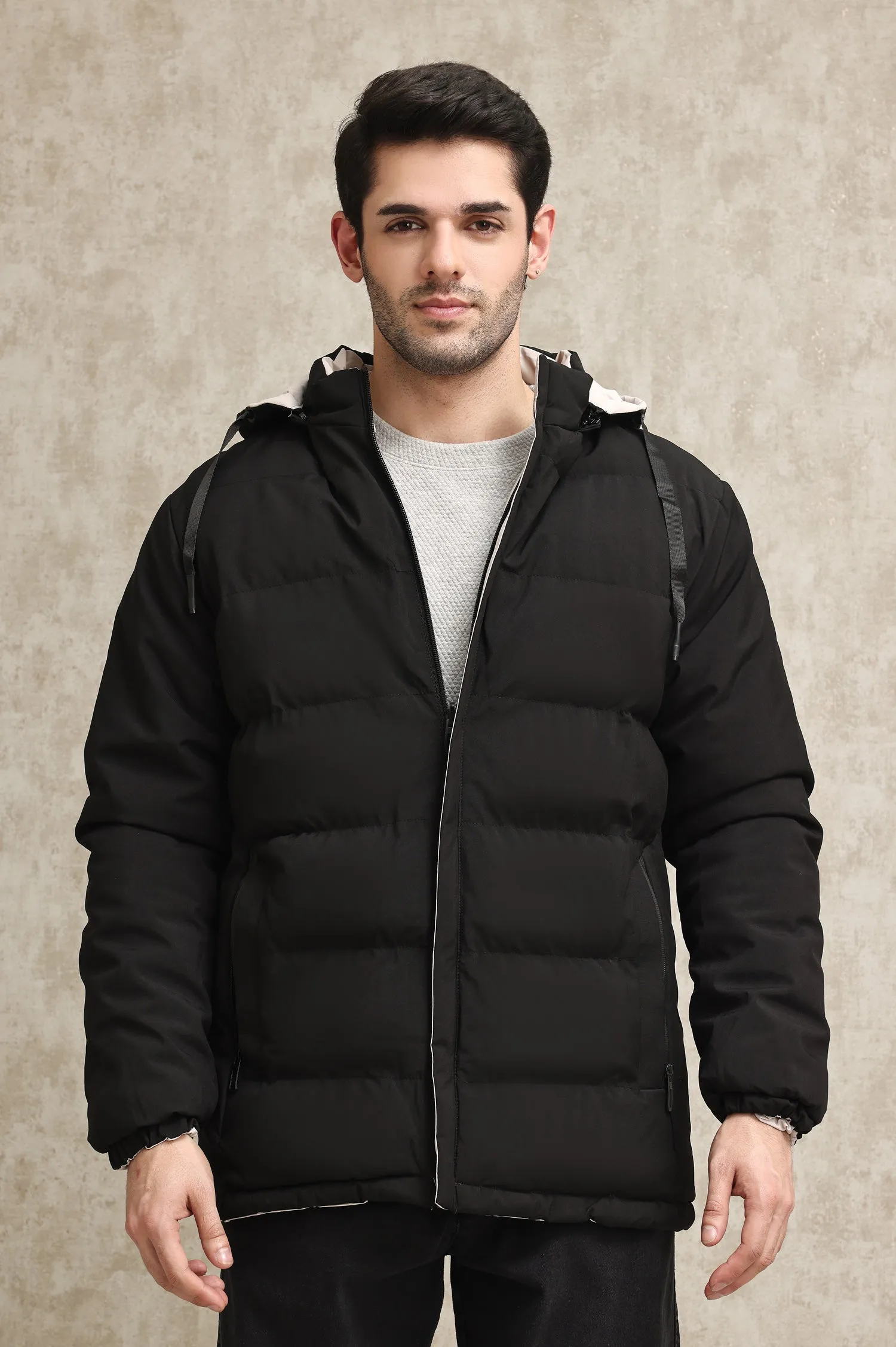 PREMIUM INSULATED DUAL SIDE JACKET-KHAKI-BLACK