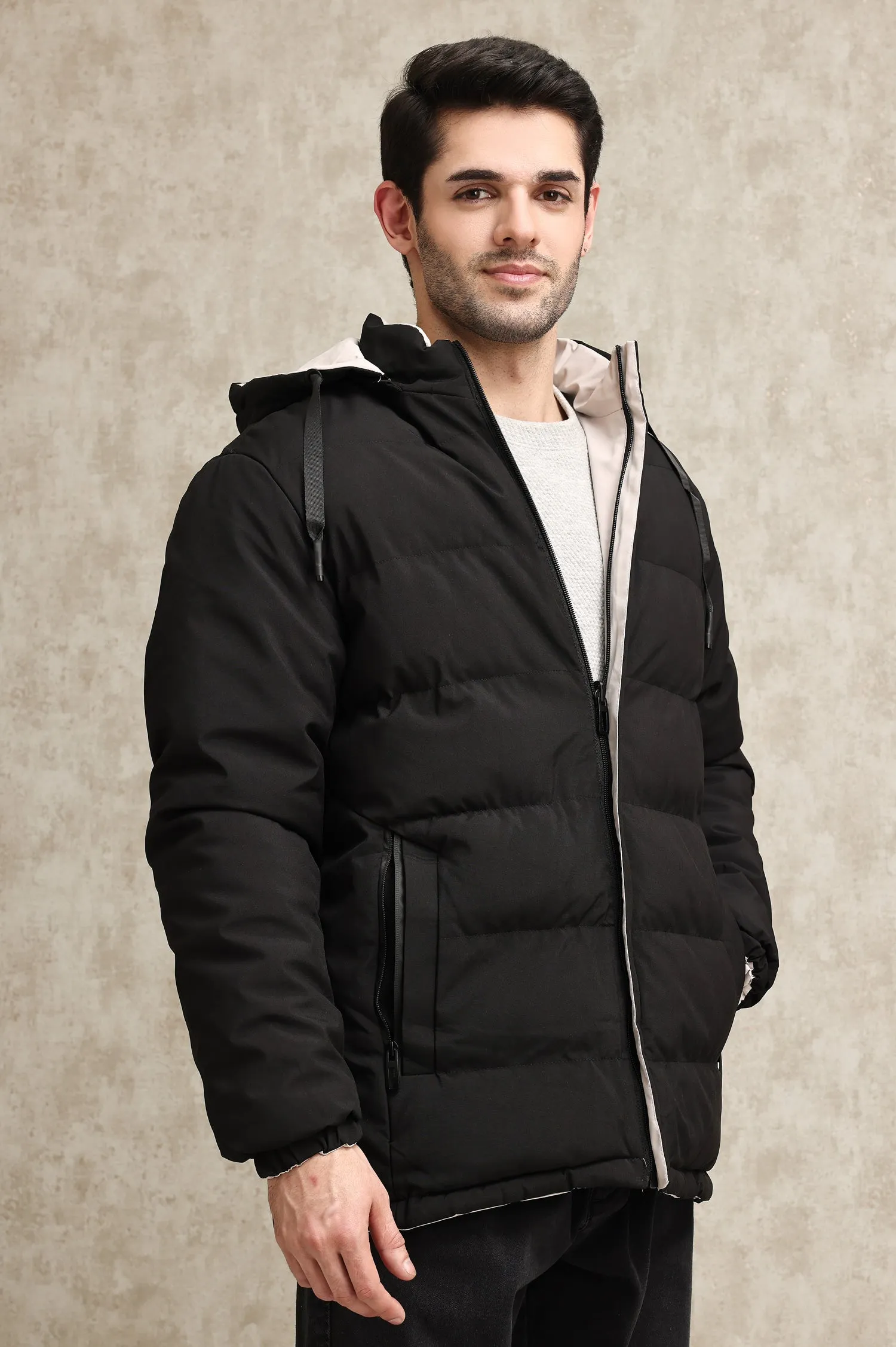 PREMIUM INSULATED DUAL SIDE JACKET-KHAKI-BLACK