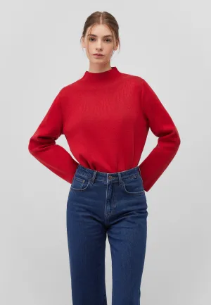 PULLOVER | Pullover mit Stehkragen